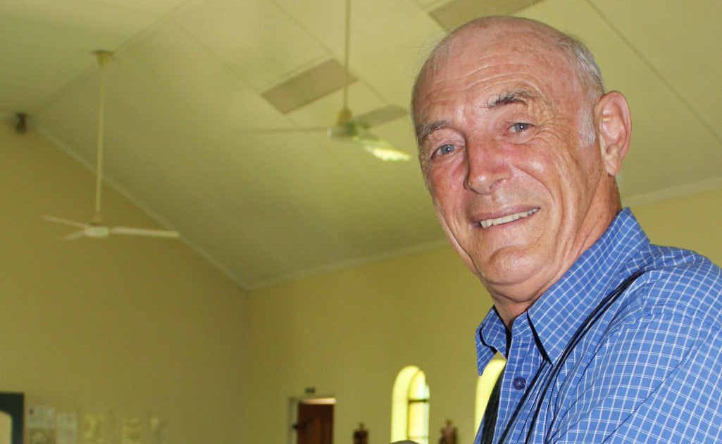 Bishop Alf at his favourite Sunday spot, St Luke’s Chuch in Emerald. Bishop Alf at his favourite Sunday spot, St Luke’s Chuch in Emerald.
